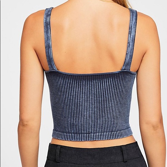 Free People Washed Crop Top - Picture 4 of 7